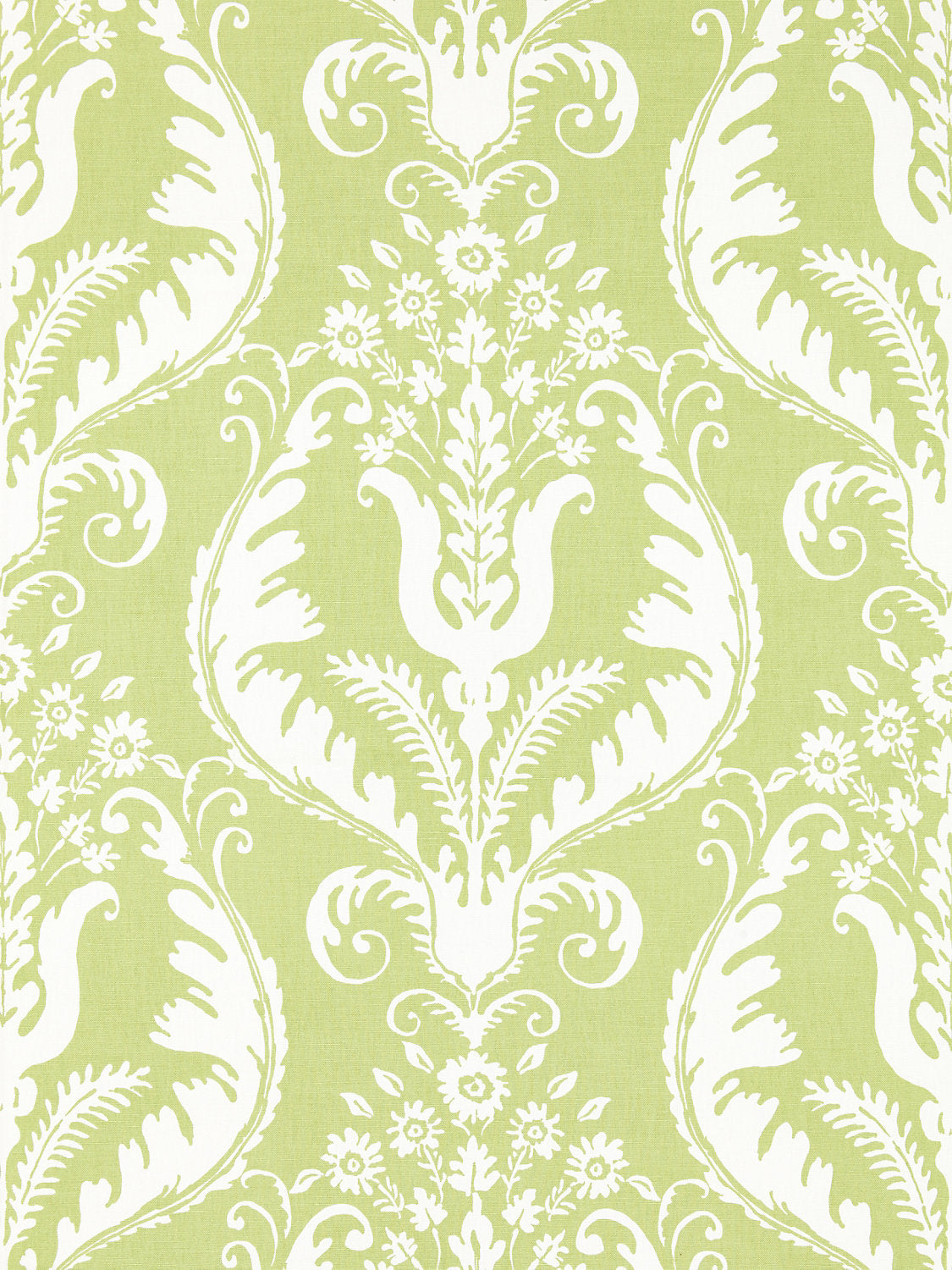 Primavera Linen Print - Celery