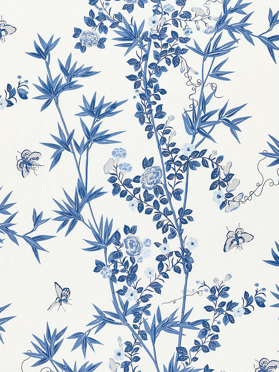 Jardin De Chine Print - Porcelain