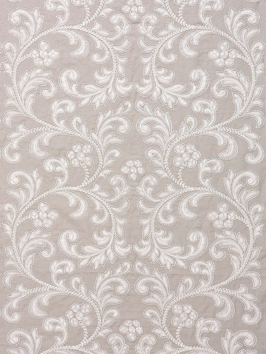 Chiara Embroidery - Pearl Grey