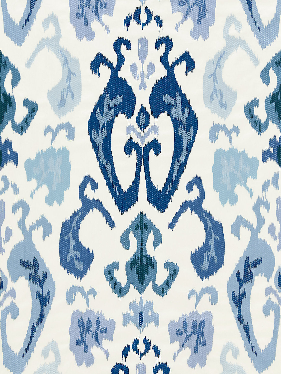 Mandalay Ikat Embroidery - Porcelain
