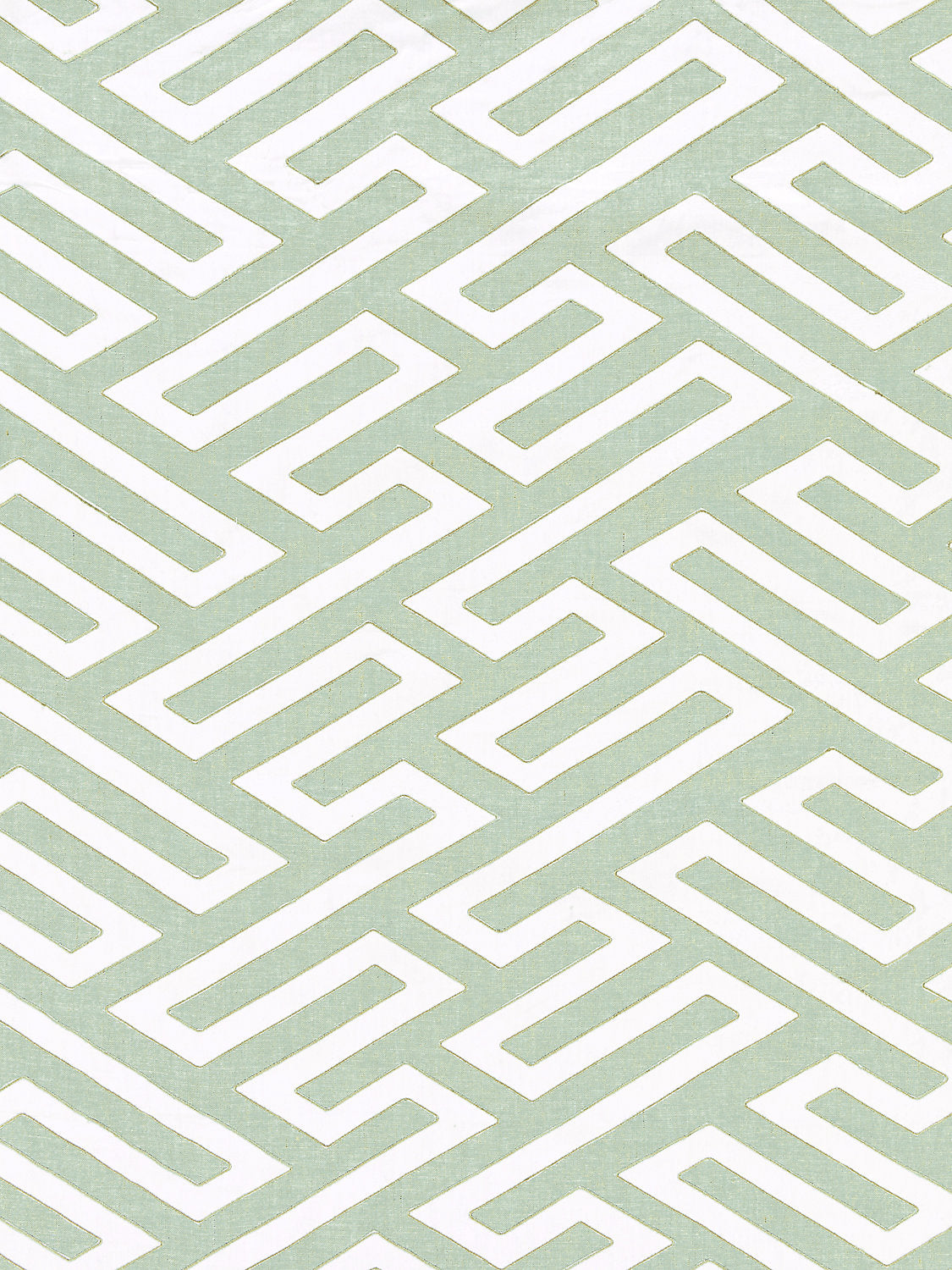 Canton Fret Applique - Eucalyptus