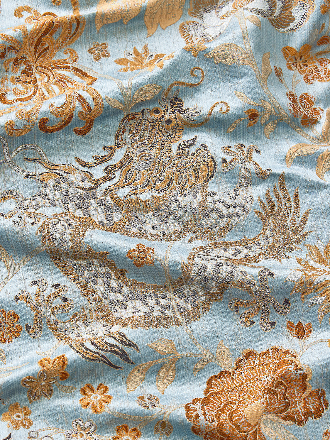 Dragon Tableau - Copper Sky - Scalamandre Fabric