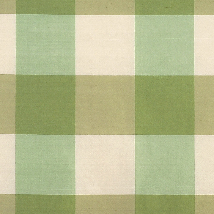 Woodland Check - Green & Ivory - Scalamandre Fabric