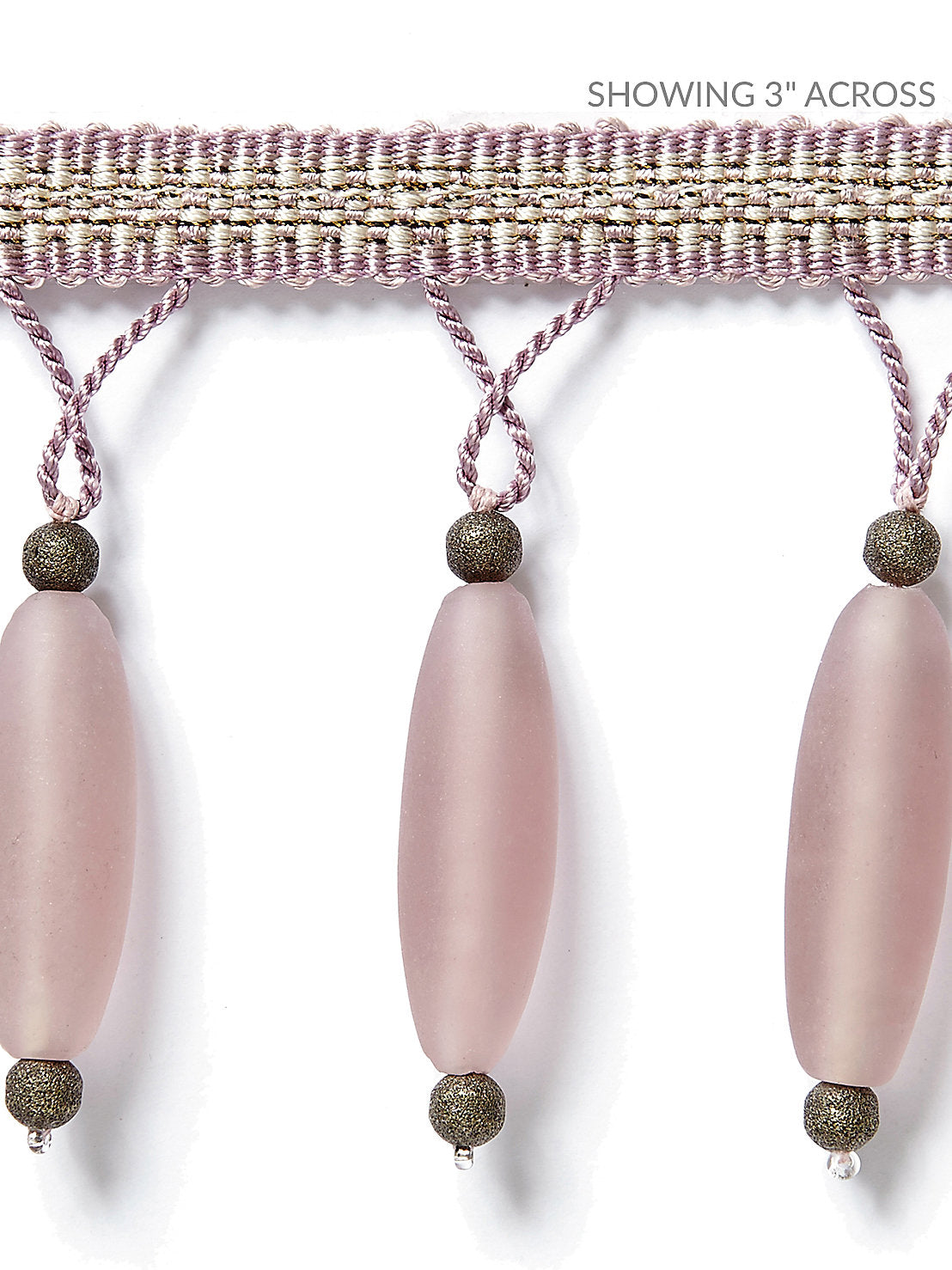 Vionnet Beaded Fringe - Lavender - Scalamandre Trim