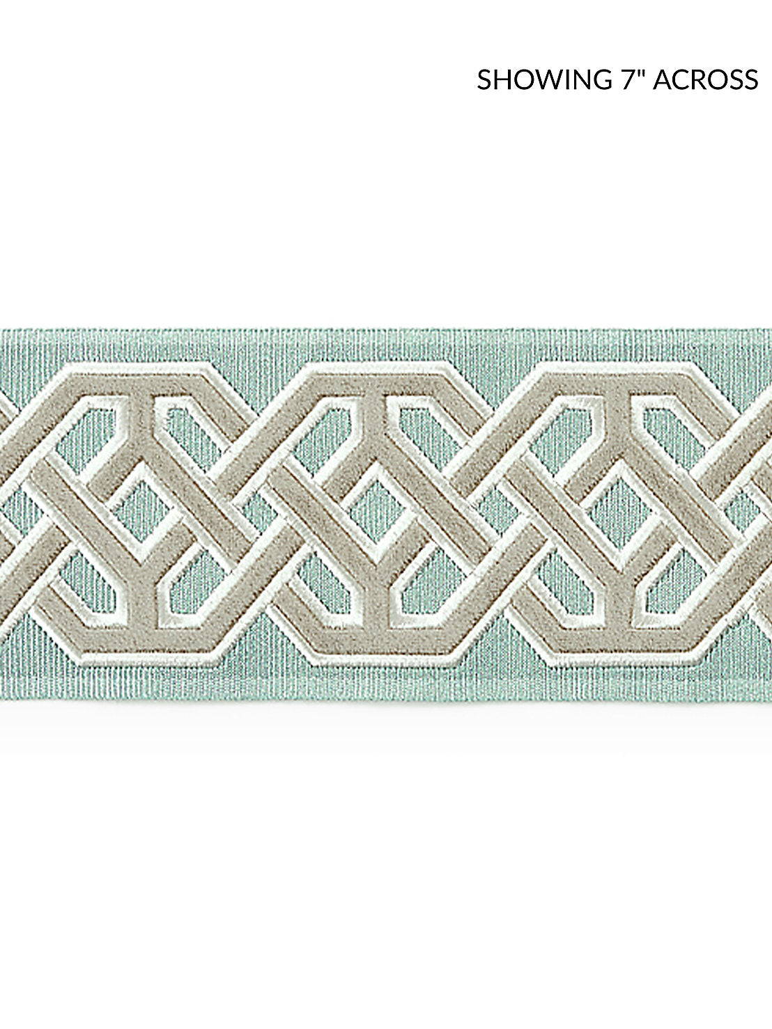 Beaufort Velvet Tape - Aquamarine - Scalamandre Trim