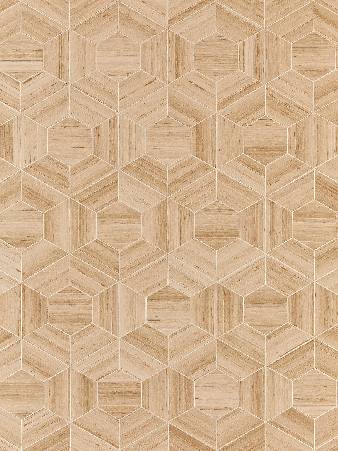 Hive | Slub - Honey - Scalamandre Wallpaper