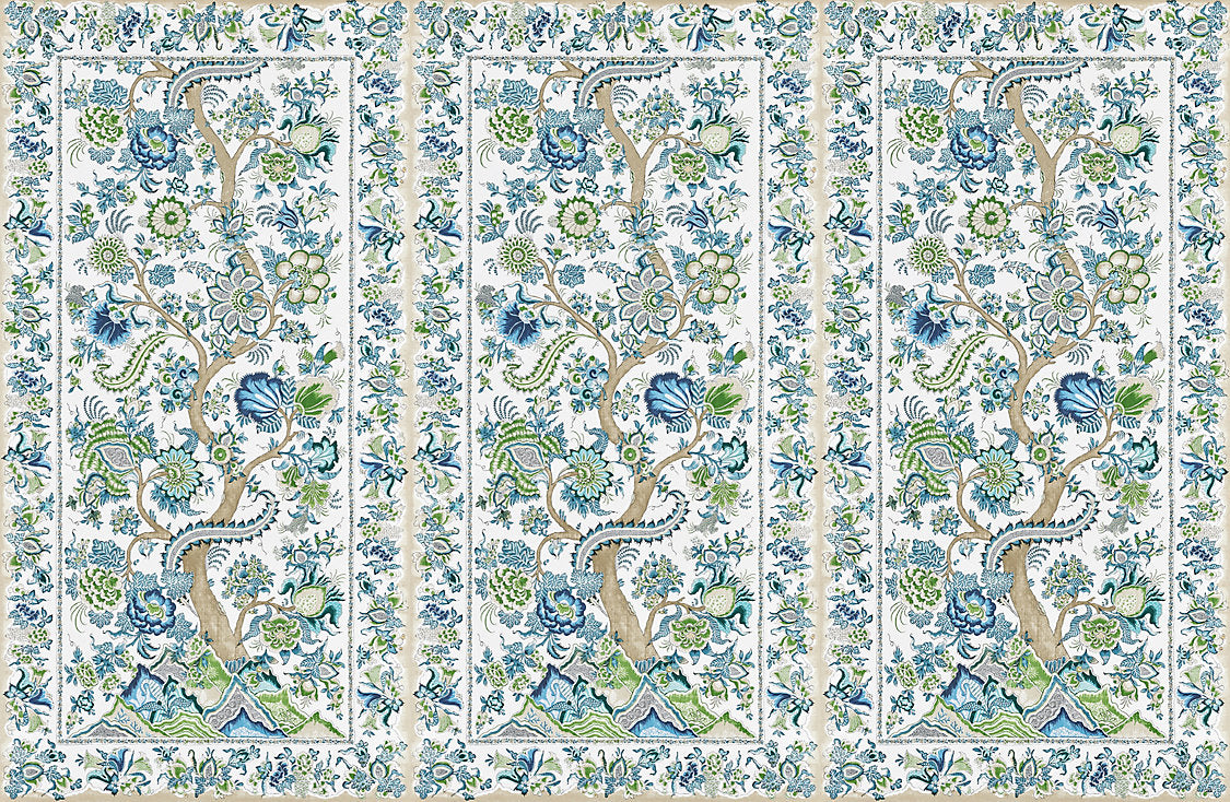 Metropolitan Palampore | Mural - Aegean