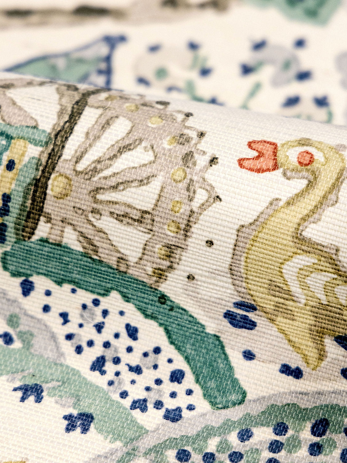 KELMESCOTT WALLCOVERING Leaf On Ivory SC WP88588 0002 by Scalamandre