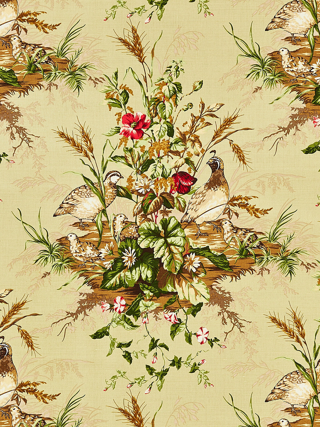 Edwin'S Covey Linen Print - Multi On Willow