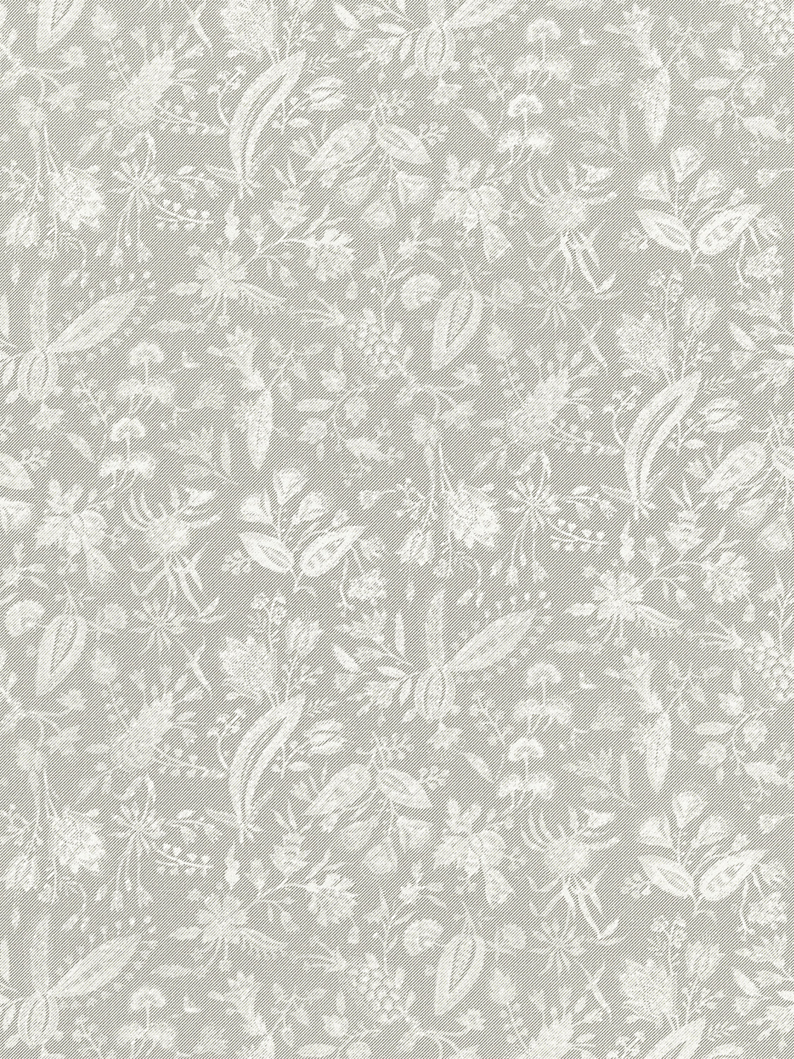 Tulia Linen Print - French Grey - Scalamandre Fabric