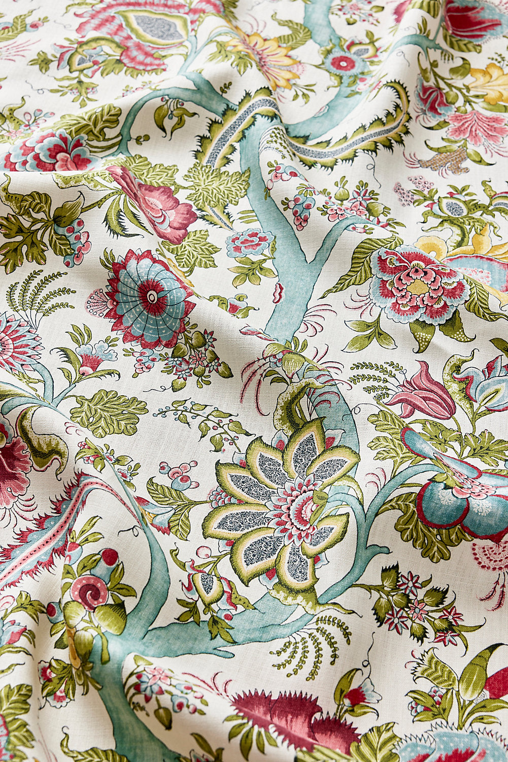 Metropolitan Palampore Print - Flower Garden - Scalamandre Fabric