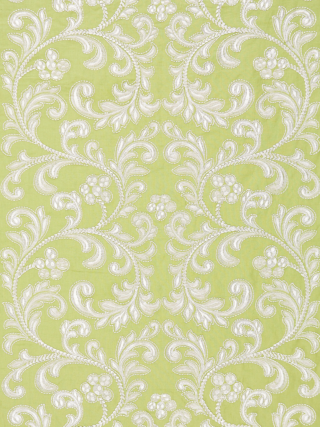 Chiara Embroidery - Pear - Scalamandre Fabric