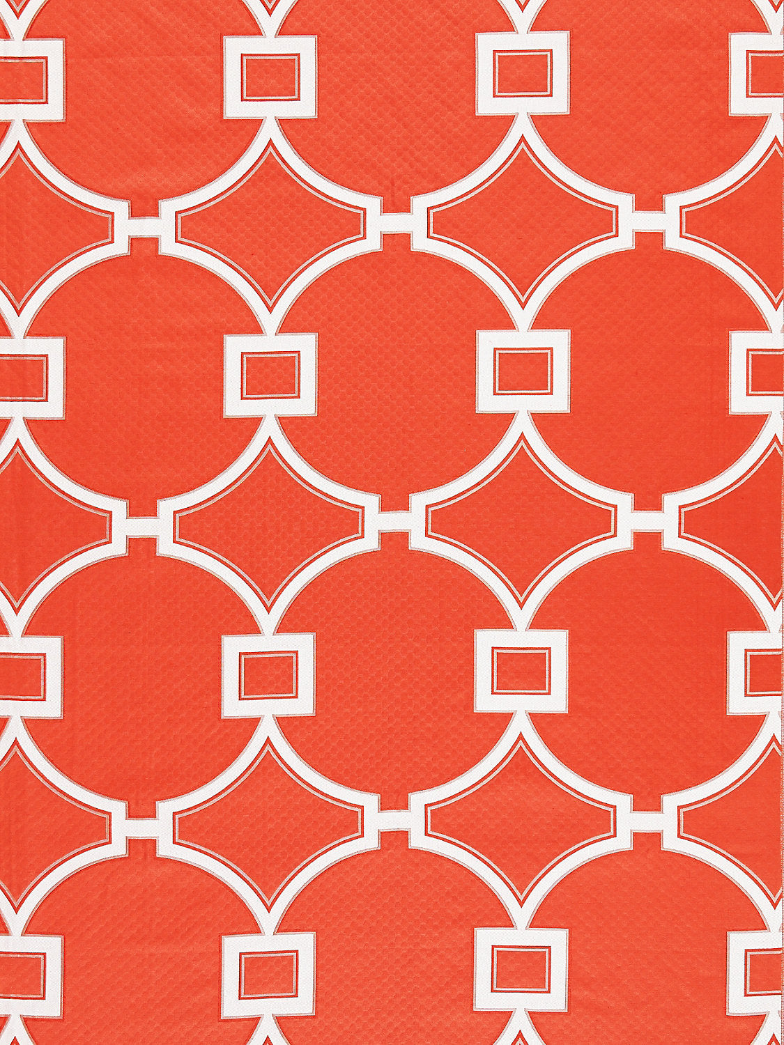Circle Fret - Coral - Scalamandre Fabric