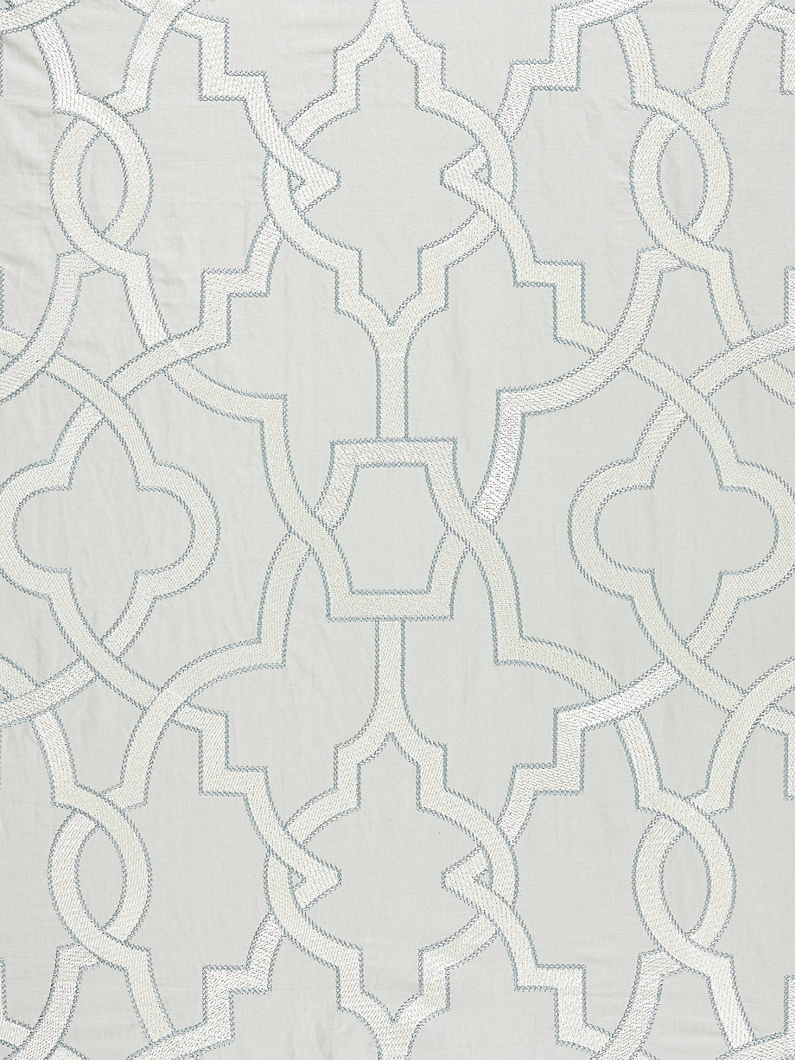 Damascus Embroidery - Pearl Grey - Scalamandre Fabric