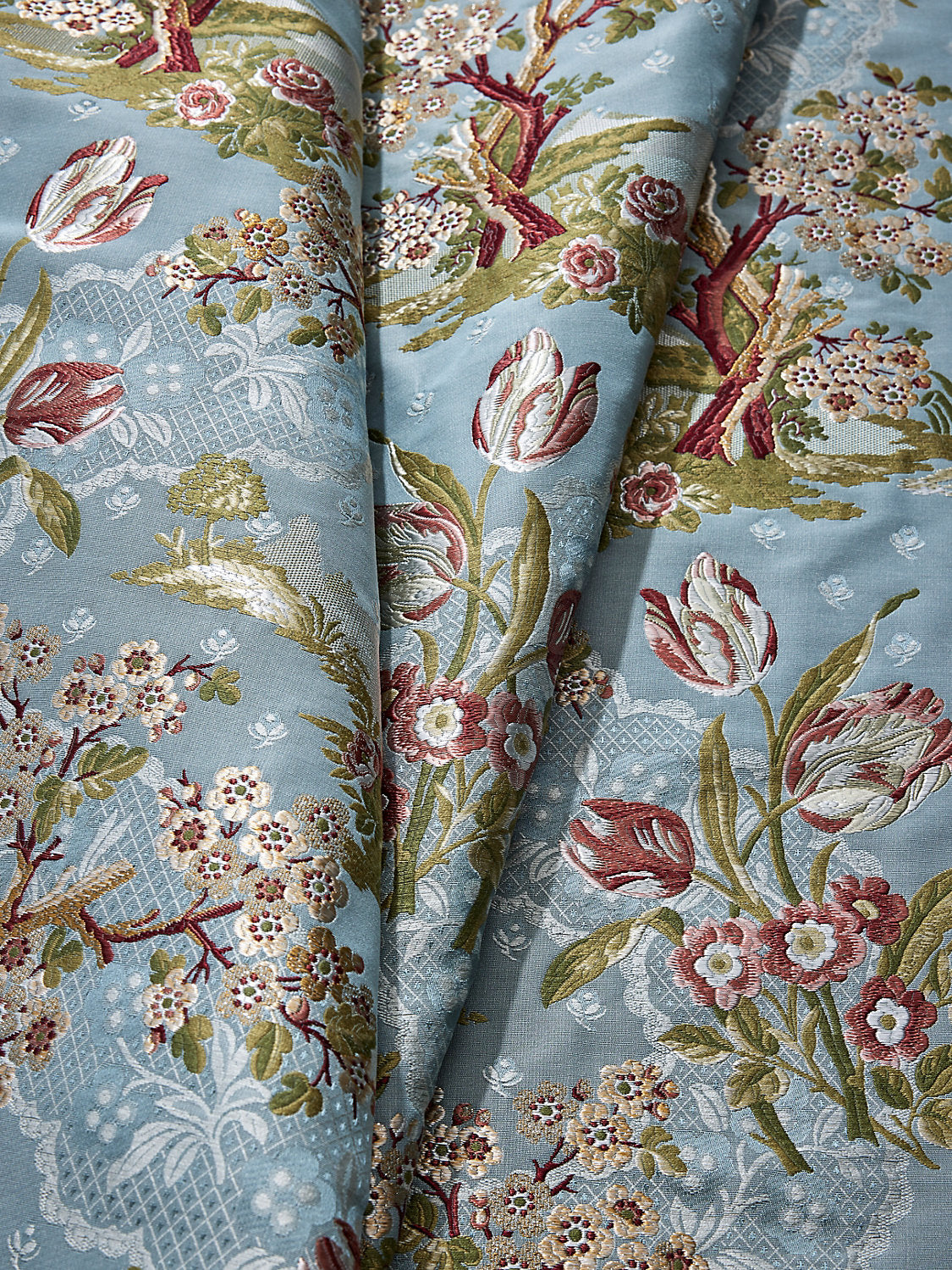 Avignon Brocade - Peach Sky - Scalamandre Fabric