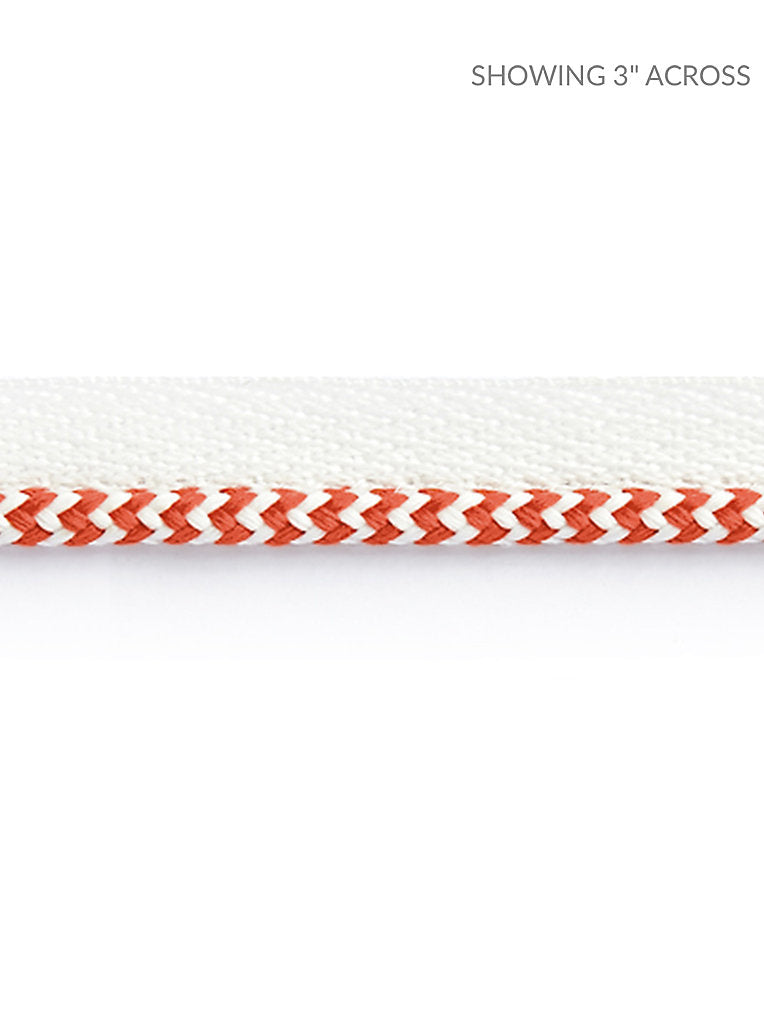Zig Zag Cord - Coral