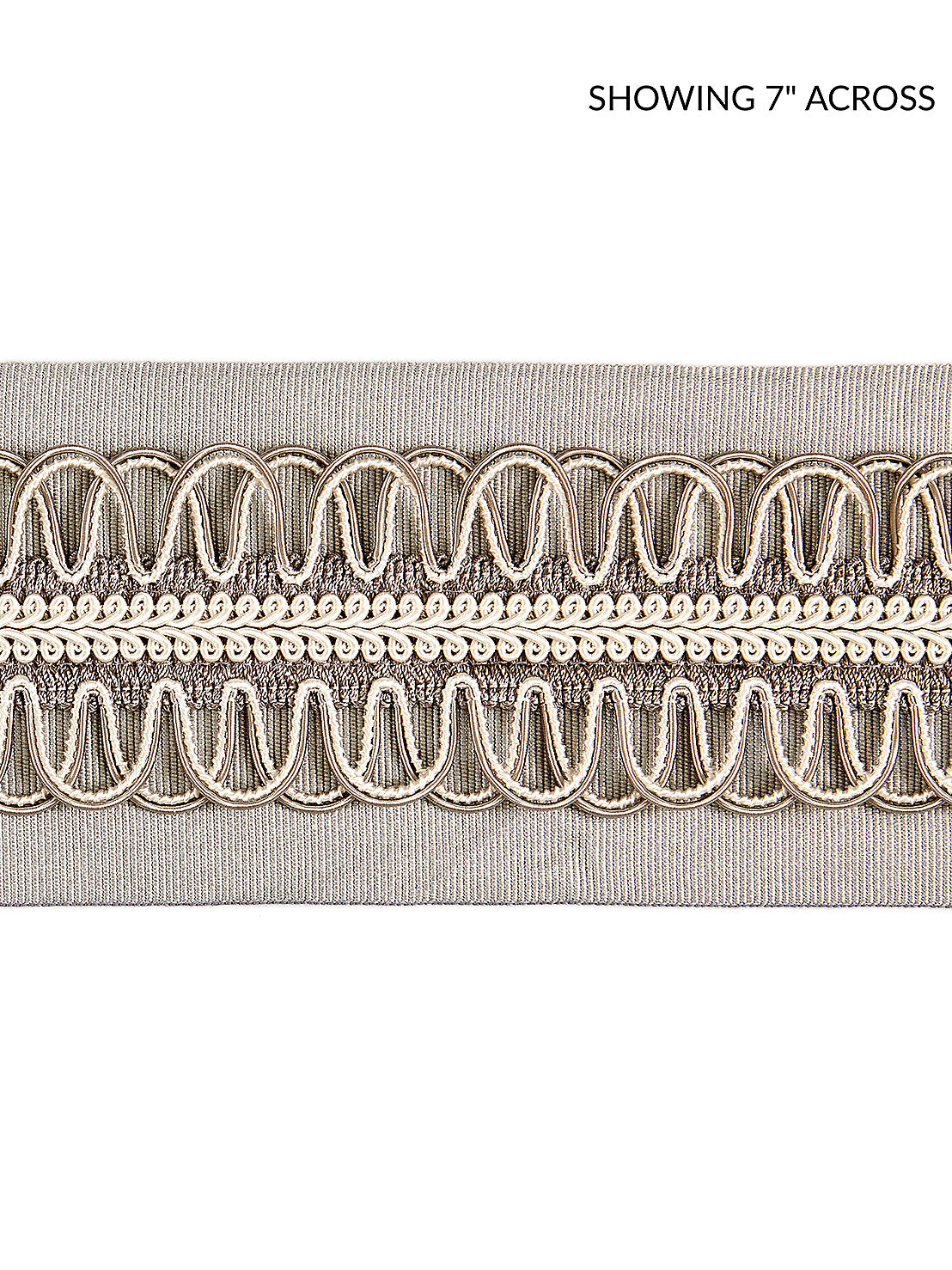 Colette Braided Tape - French Grey - Scalamandre Trim