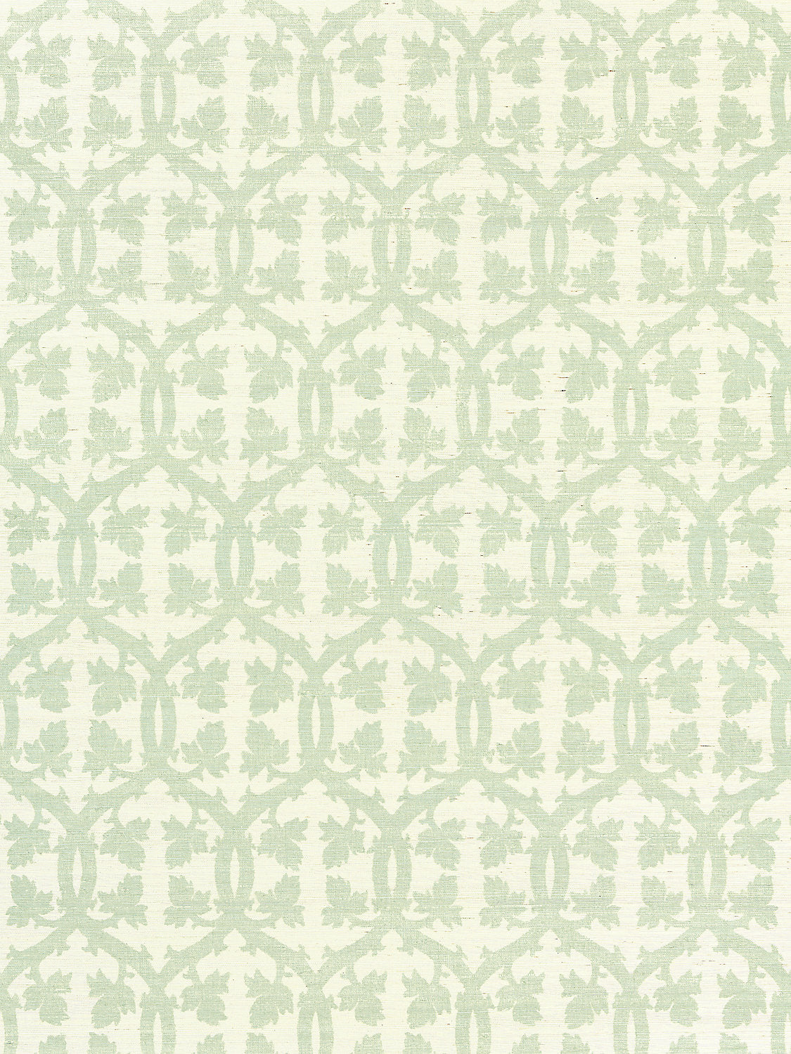 Falk Manor House Sisal - Aquamarine - Scalamandre Wallpaper