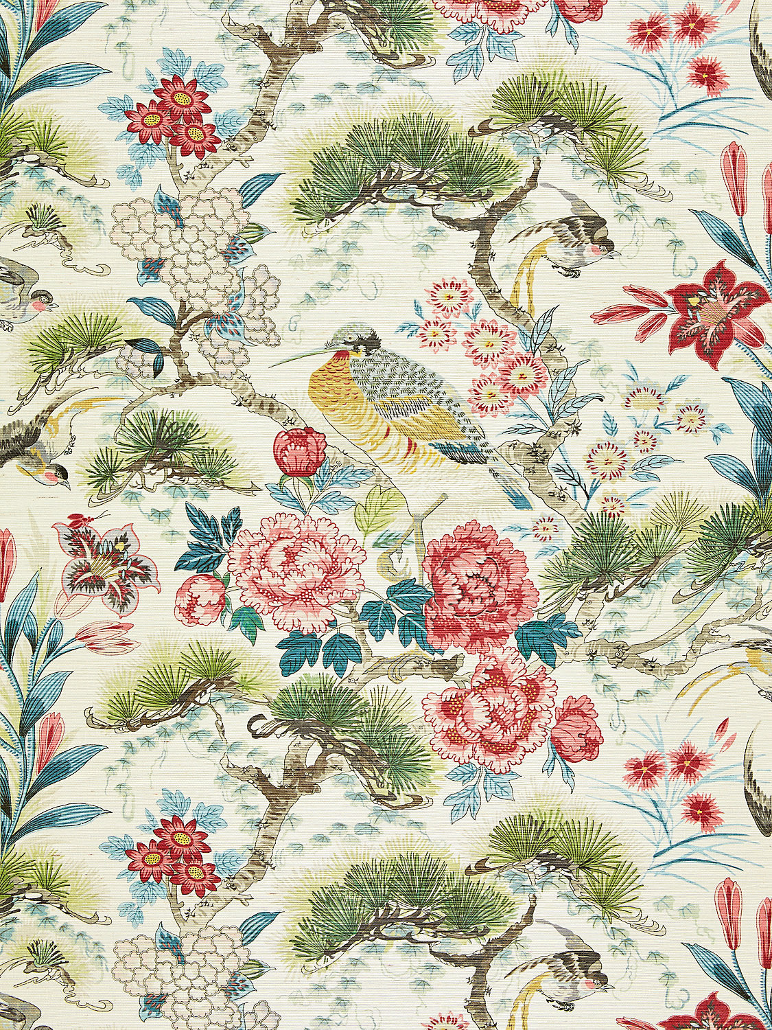 Shenyang Sisal - Bloom - Scalamandre Wallpaper