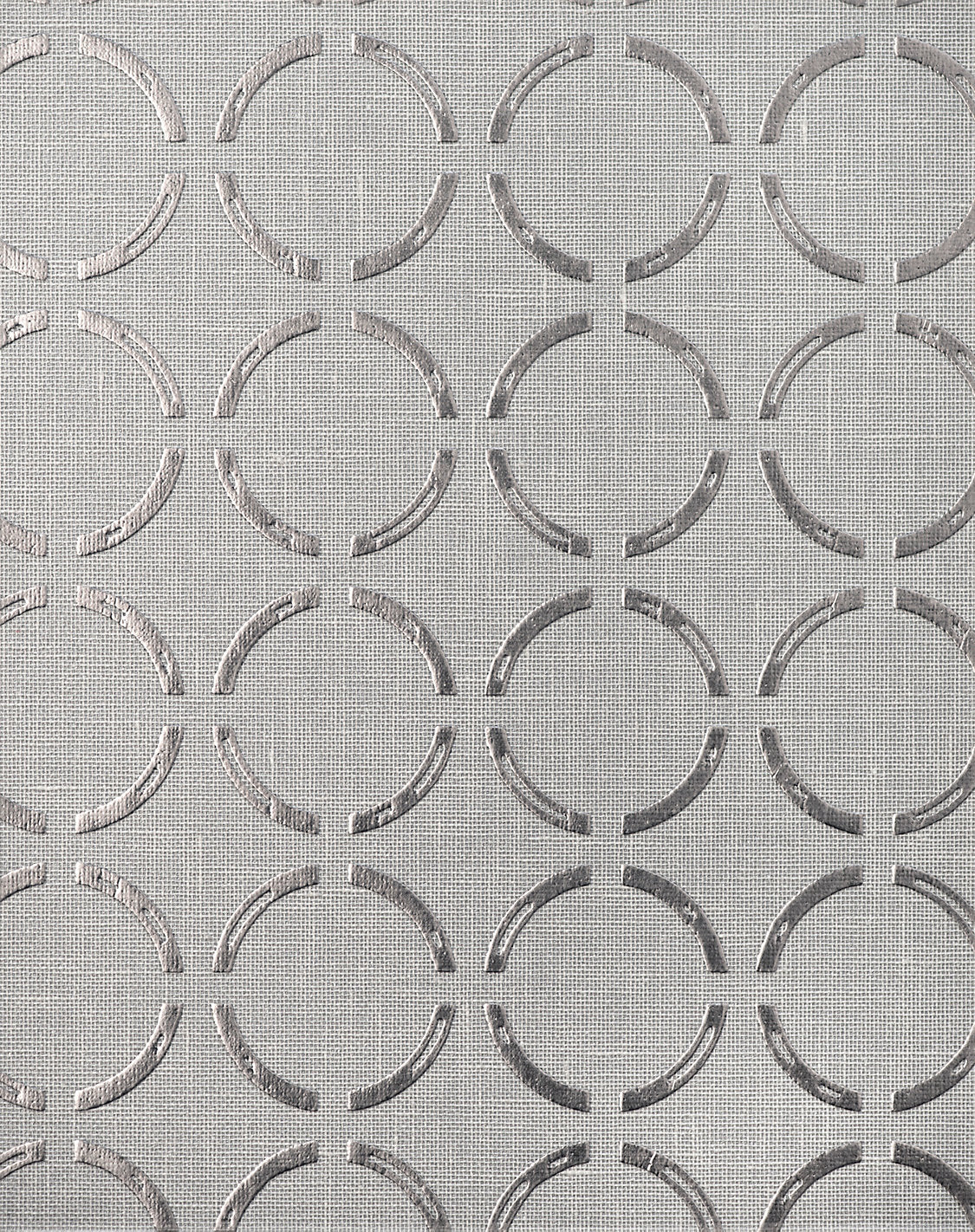 Caster Printed Wallcovering - Silver Stone