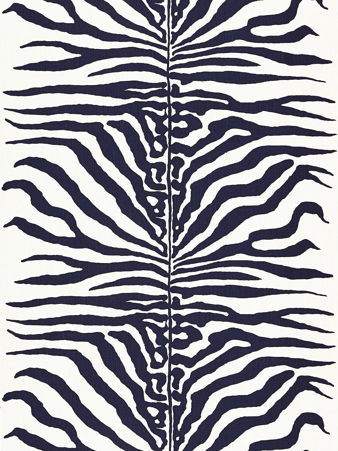 Zebra - Navy - Scalamandre Fabric