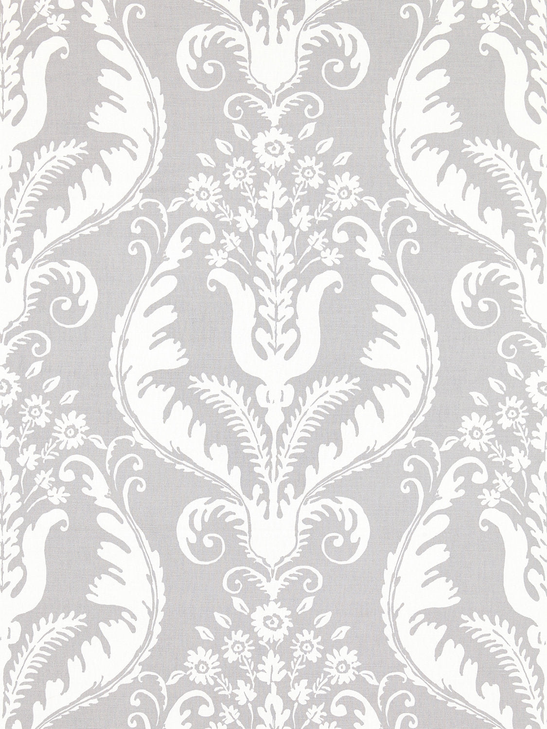 Primavera Linen Print - French Grey - Scalamandre Fabric