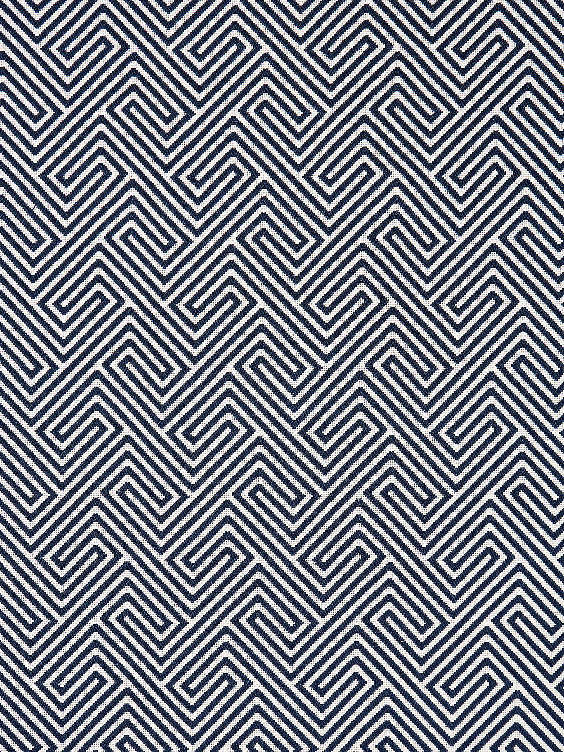 Labyrinth Weave - Navy - Scalamandre Fabric