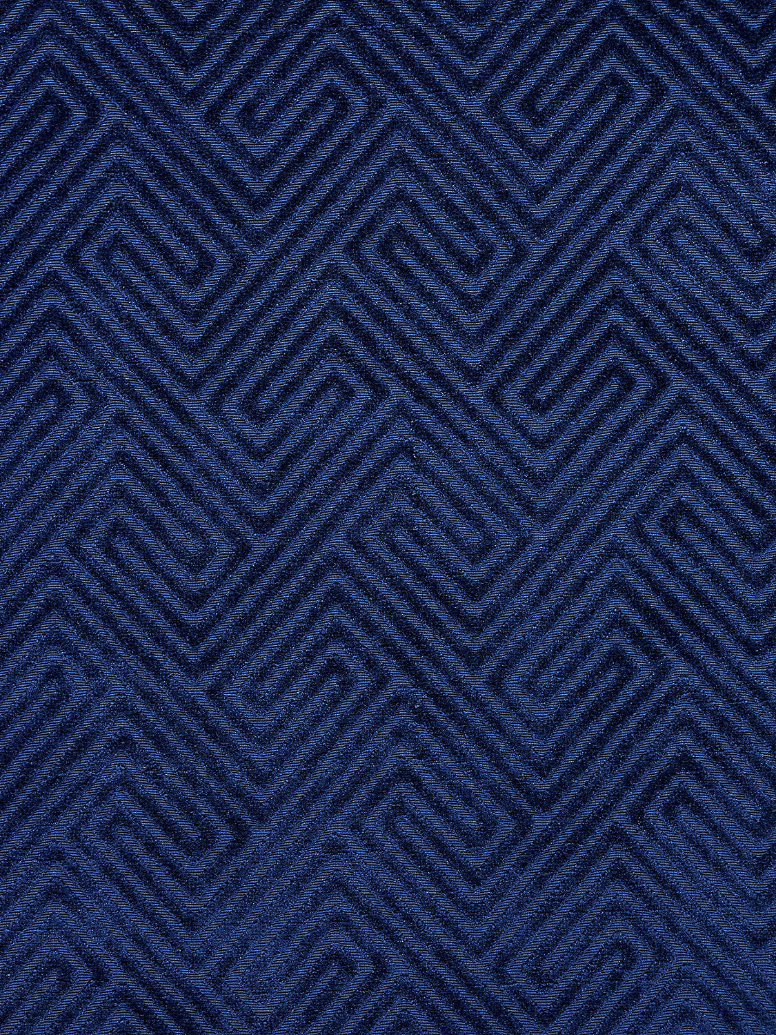Meander Velvet - Navy