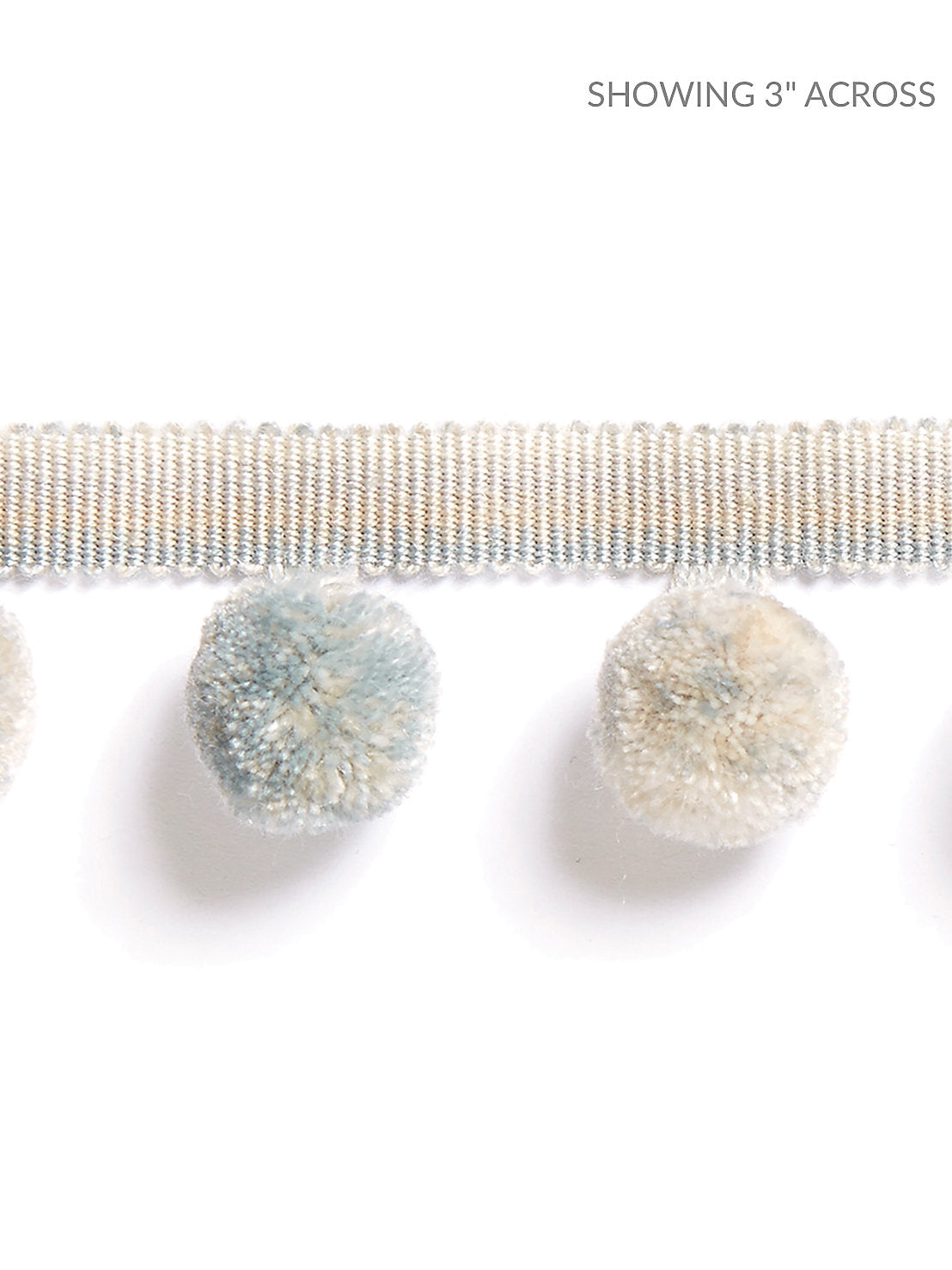 Osborne Pom Pom Fringe - Mineral - Scalamandre Trim