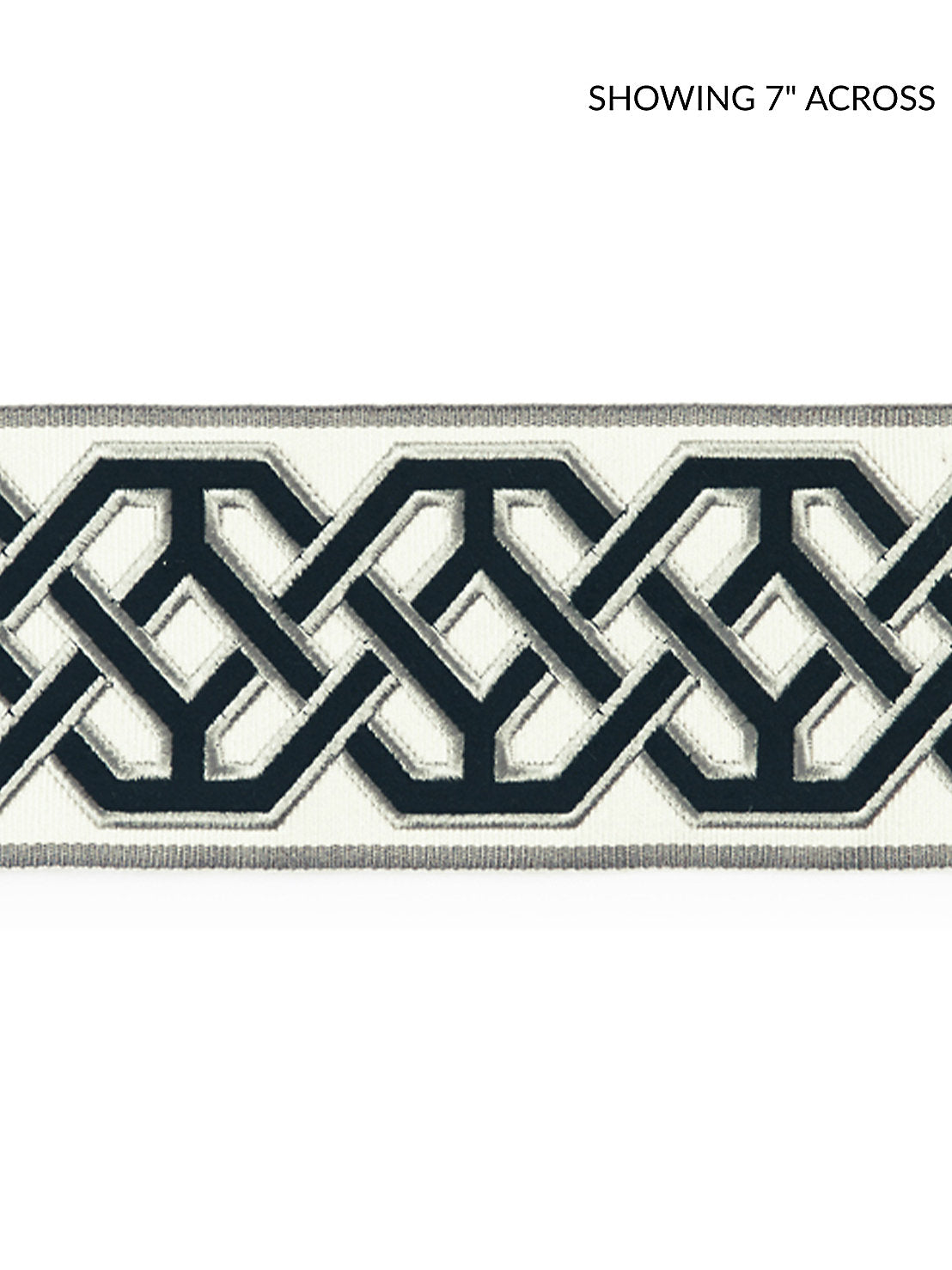 Beaufort Velvet Tape - Noir - Scalamandre Trim