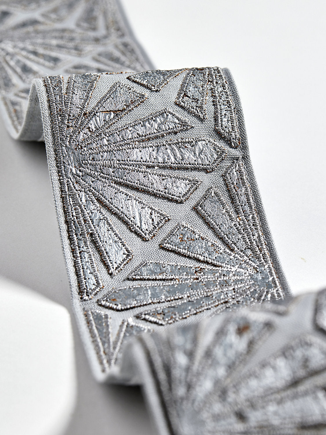 Milan Applique Tape - Pewter