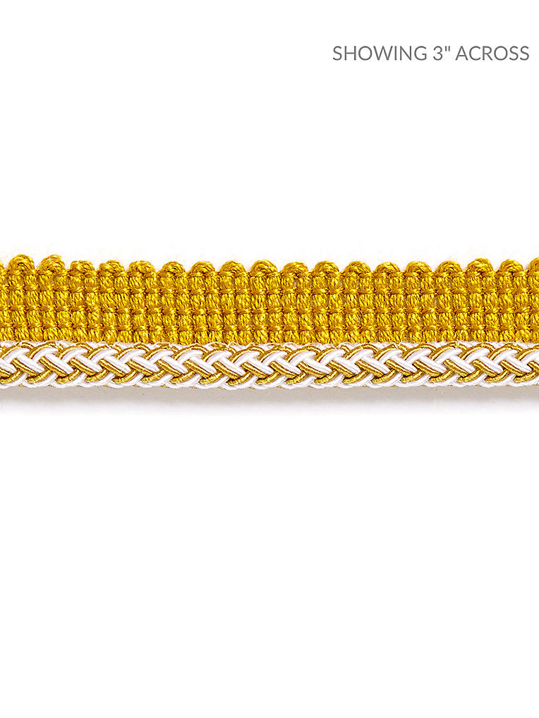 Georgica Braided Cord - Brass - Scalamandre Trim