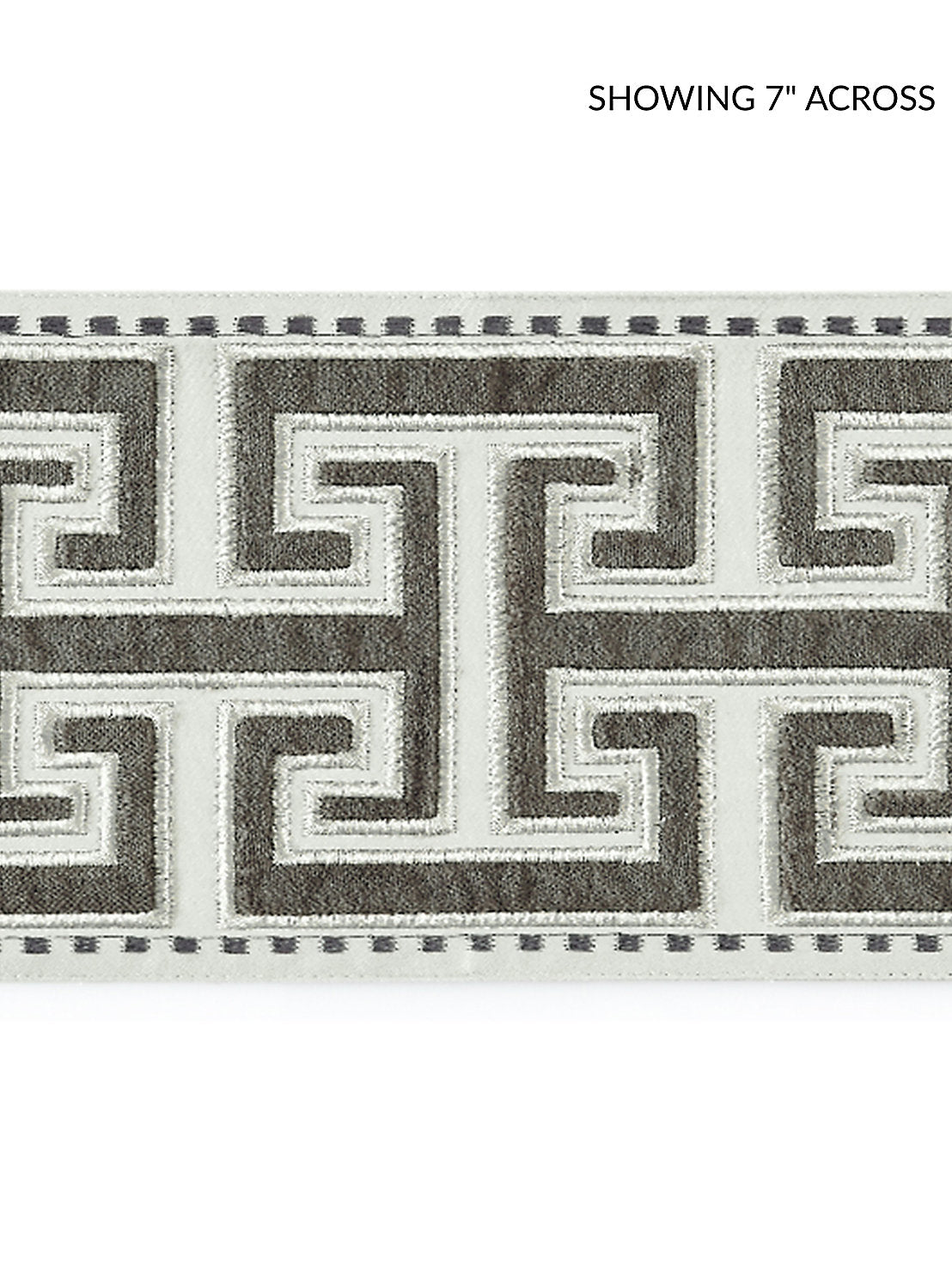 Luxor Velvet Tape - Charcoal - Scalamandre Trim