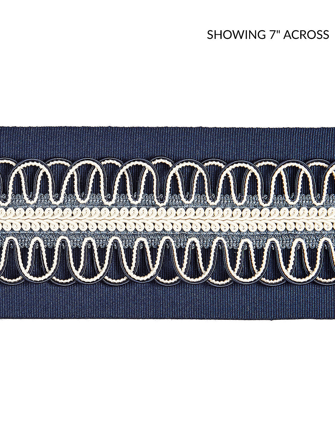 Colette Braided Tape - Navy