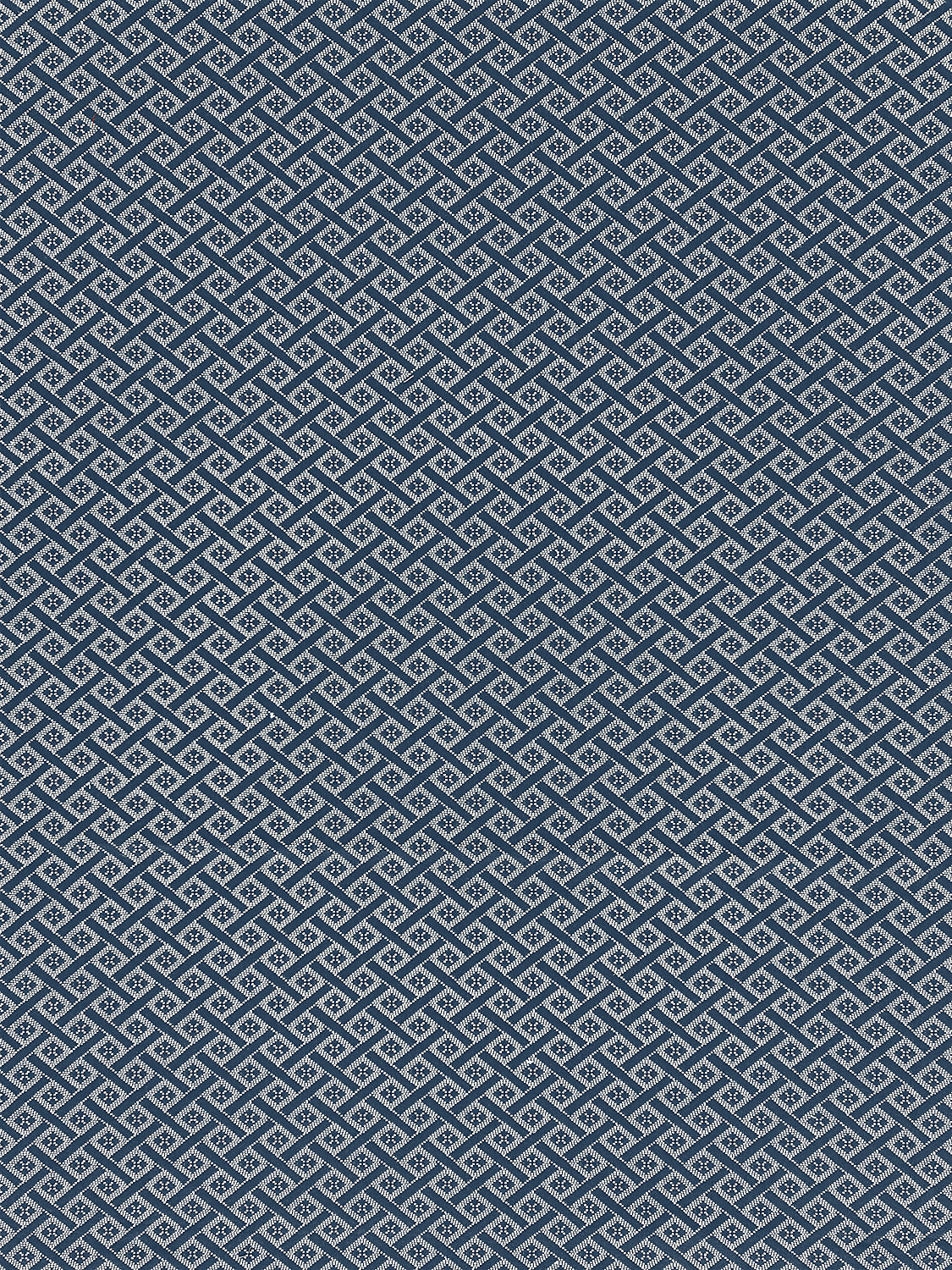 Diamante Matelasse - Navy - Scalamandre Fabric