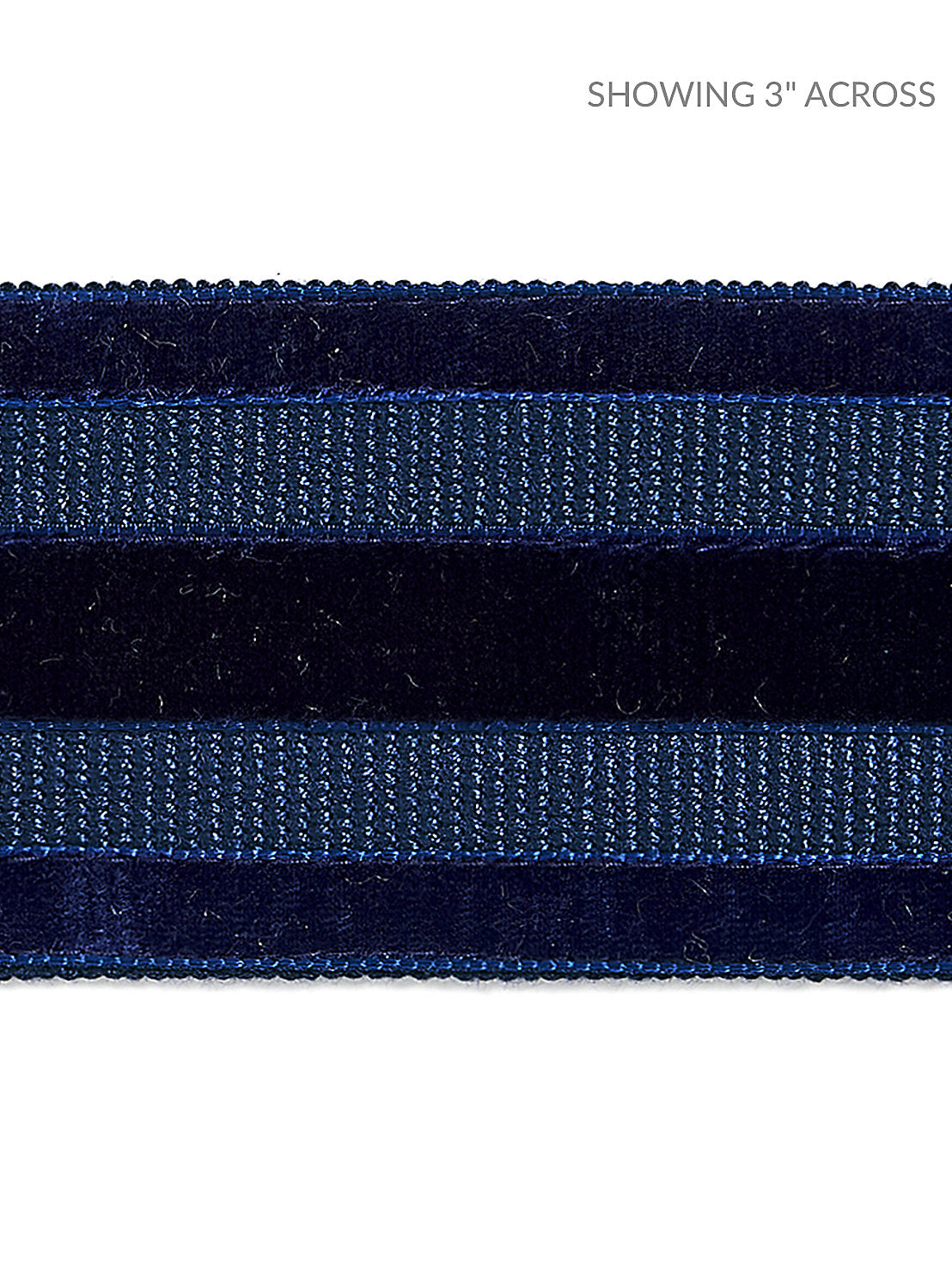 Runway Velvet Tape - Deep Sea - Scalamandre Trim