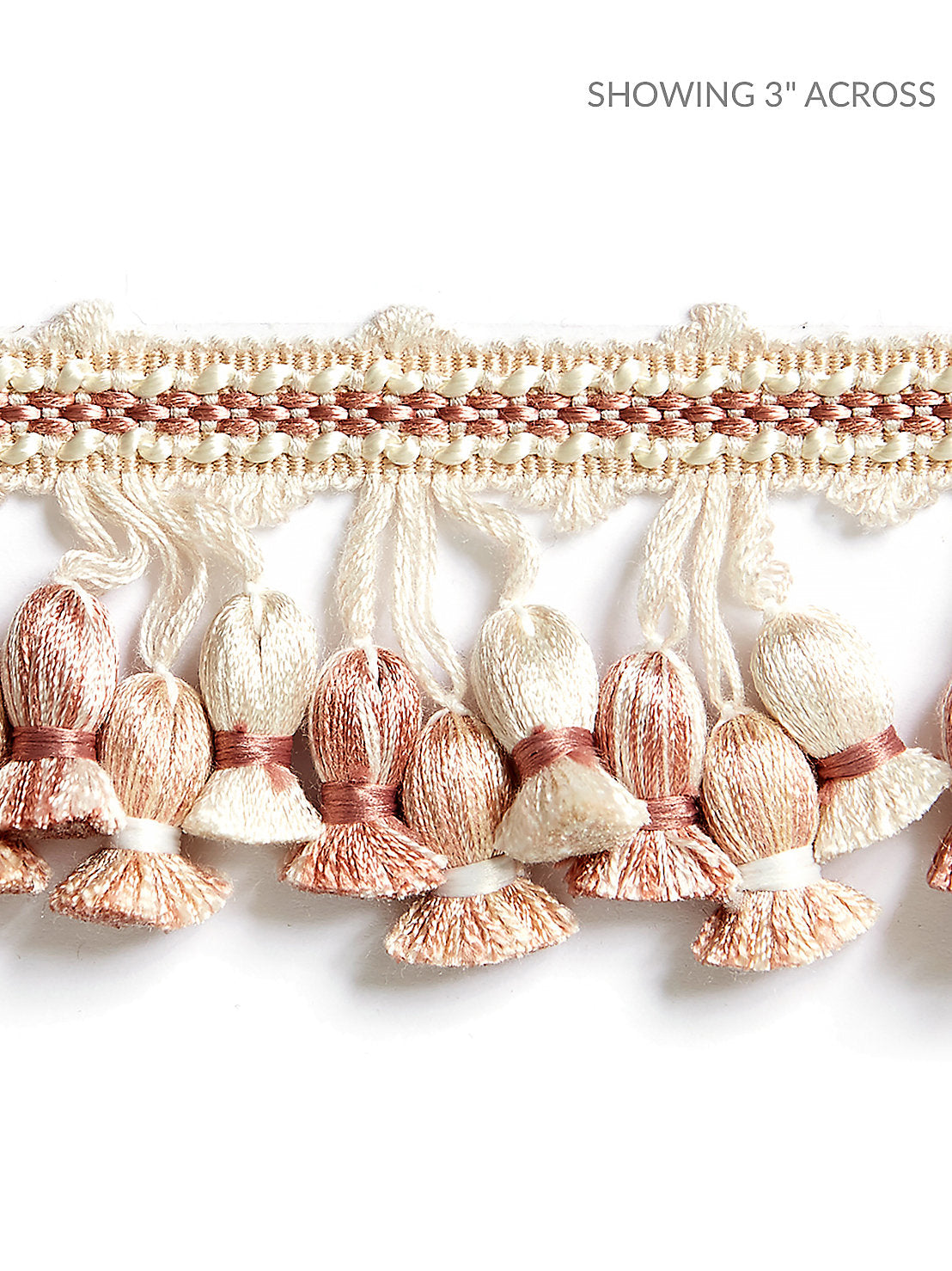 Newport Tassel Fringe - Blush - Scalamandre Trim