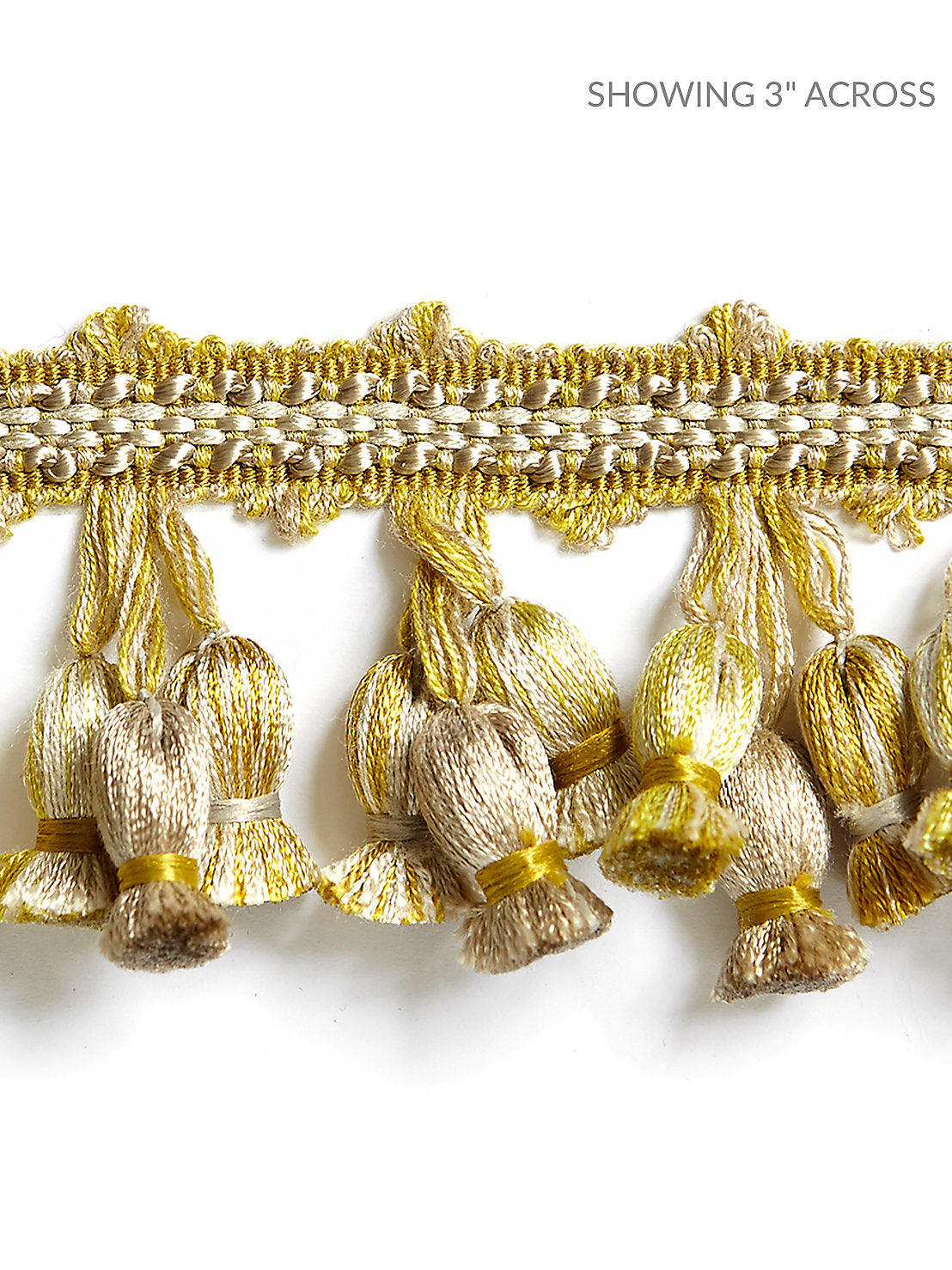Newport Tassel Fringe - Citron - Scalamandre Trim