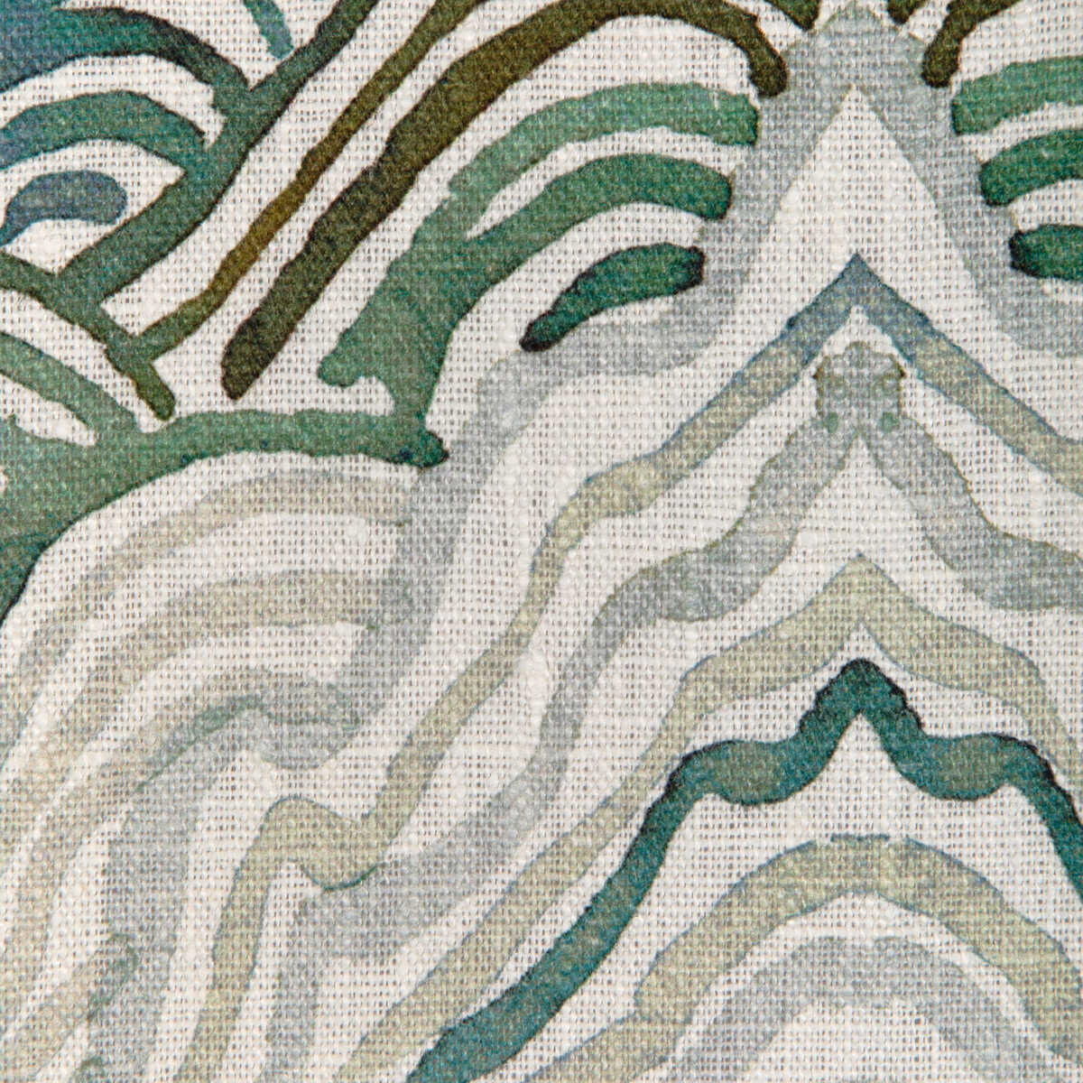 Shangri La - Verde - KRAVET COUTURE Fabric