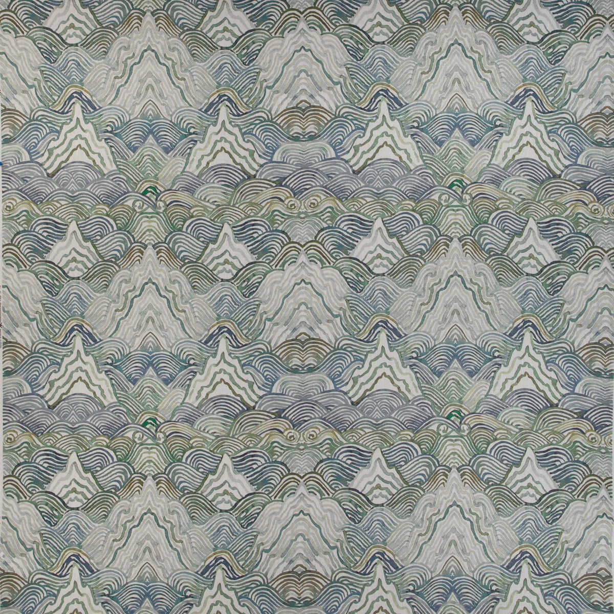 Shangri La - Verde - KRAVET COUTURE Fabric