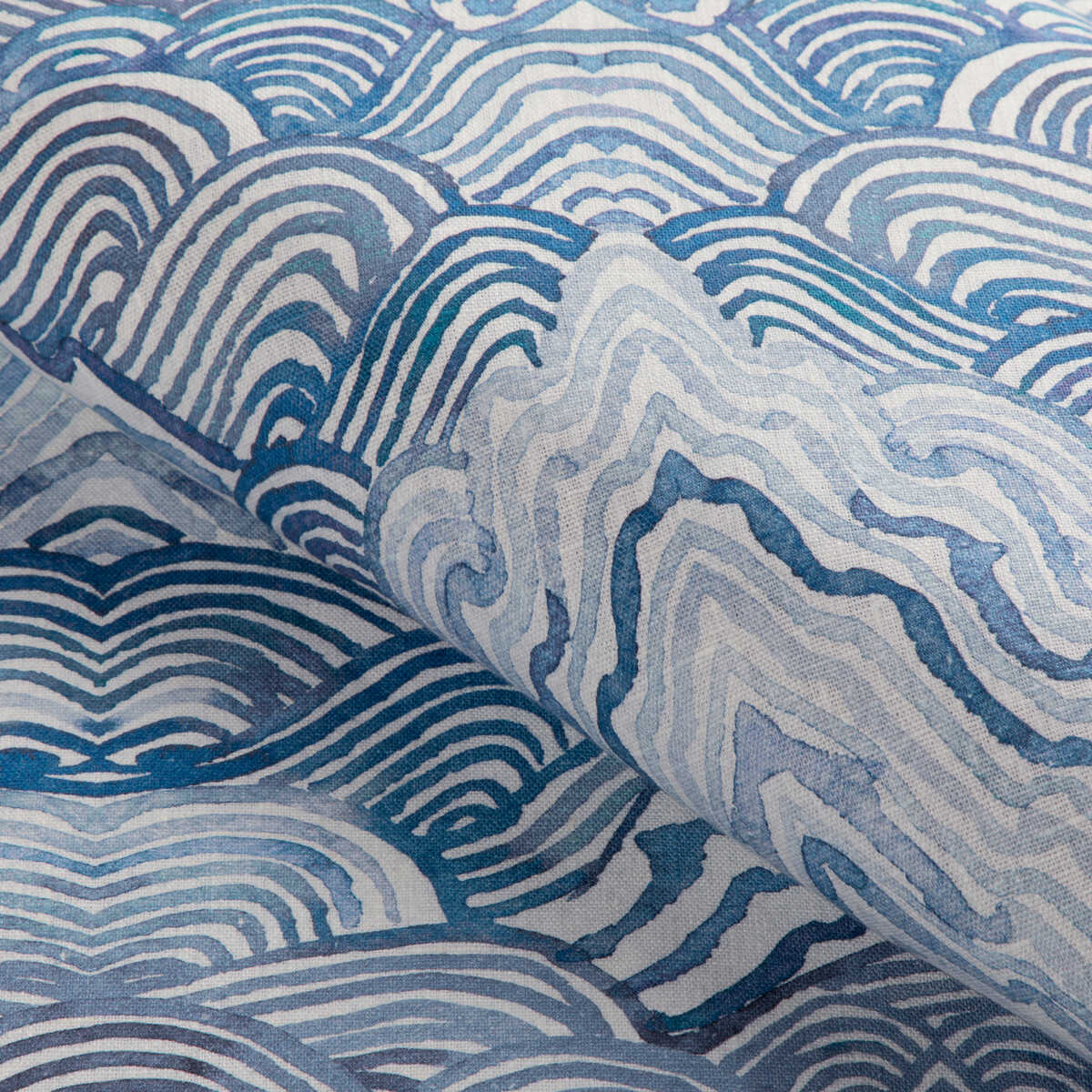 Shangri La - Indigo - KRAVET COUTURE Fabric