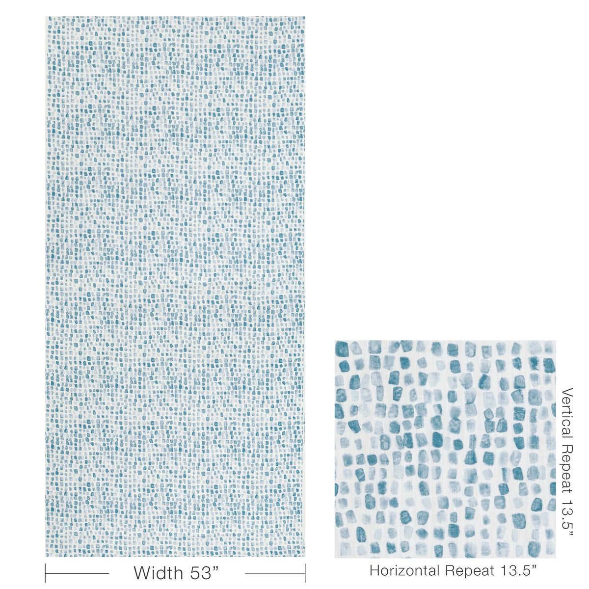 Shodo Path - Cerulean - KRAVET BASICS Fabric