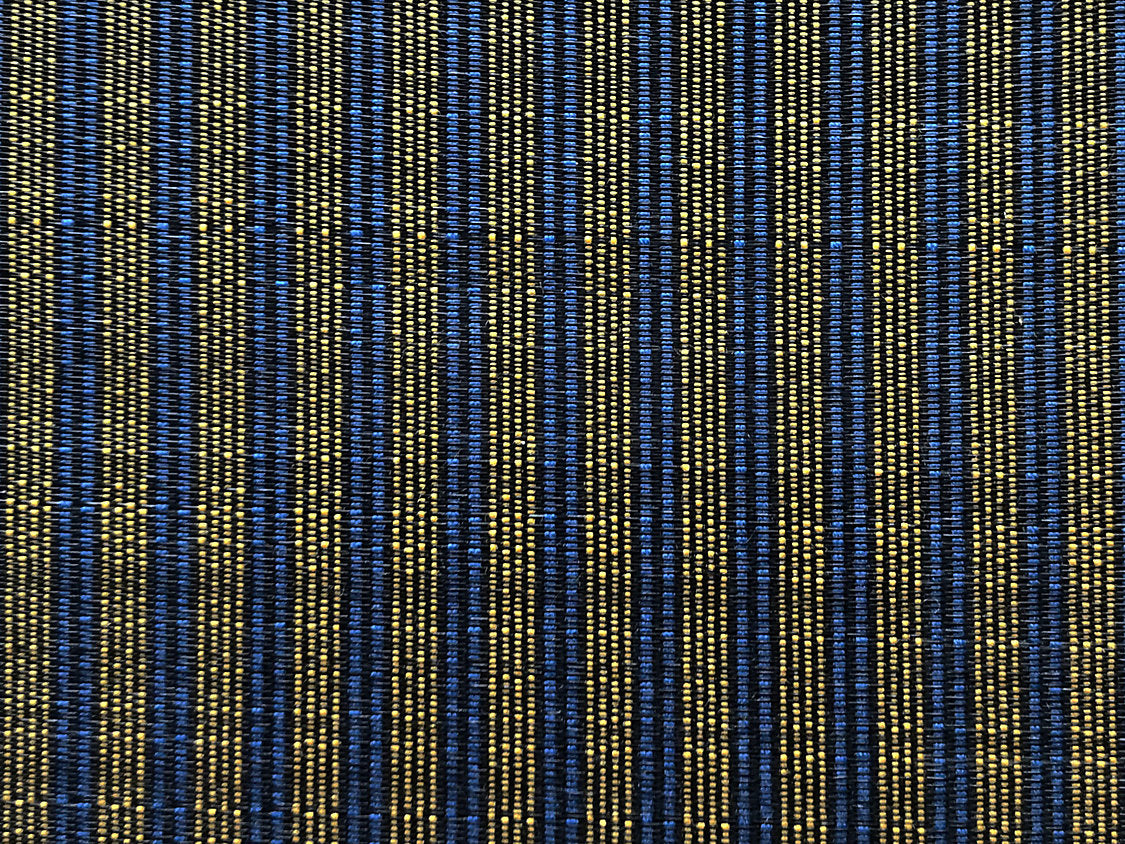 Tarpan Horsehair - Blue / Gold - Scalamandre Fabric
