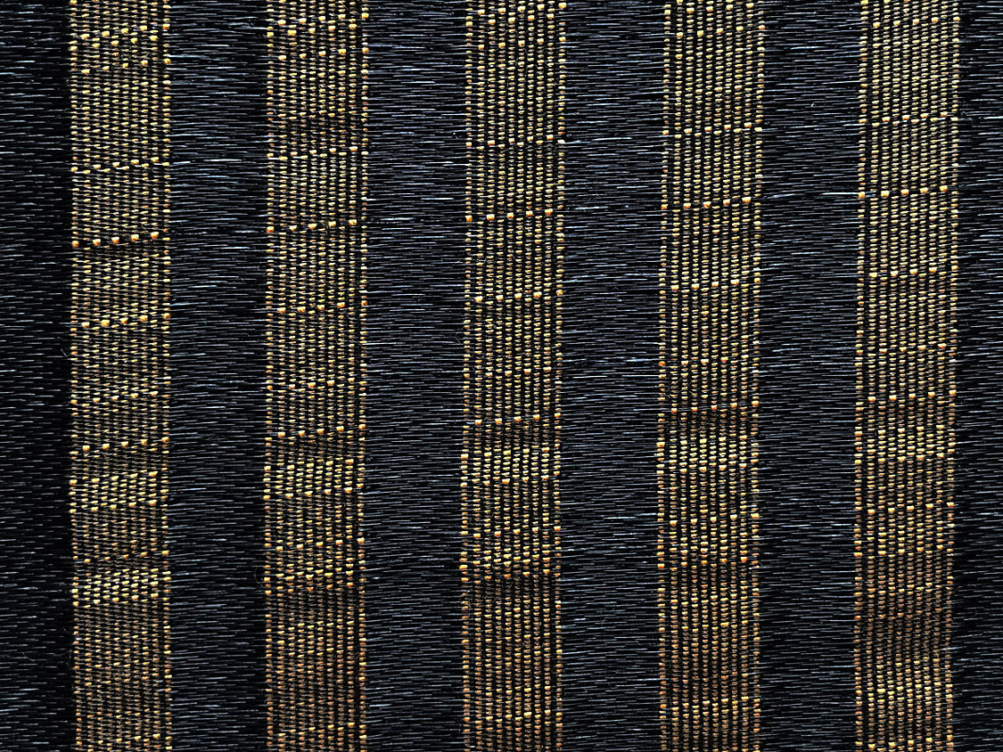 Salerno Horsehair - Gold / Black - Scalamandre Fabric