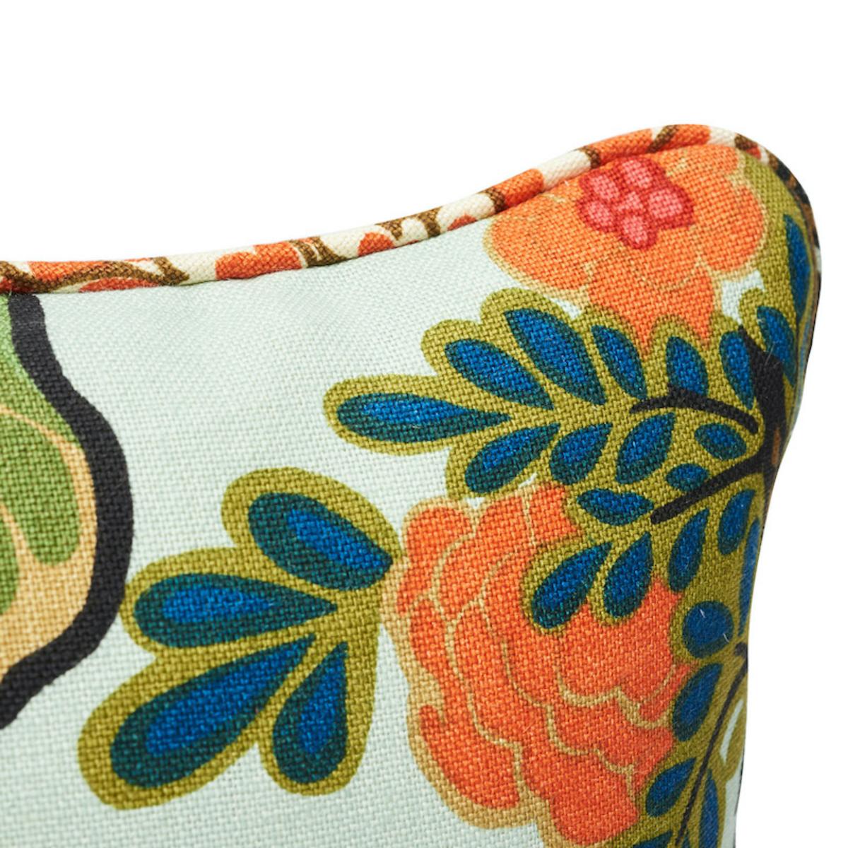 Chiang Mai Dragon - Jade - SO17327704 - 18" x 18" - Schumacher Pillow