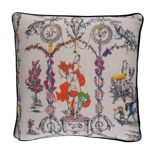 La Liberte Americaine Toile - Multiverse - Schumacher 84520 Fabric - Schumacher Fabric