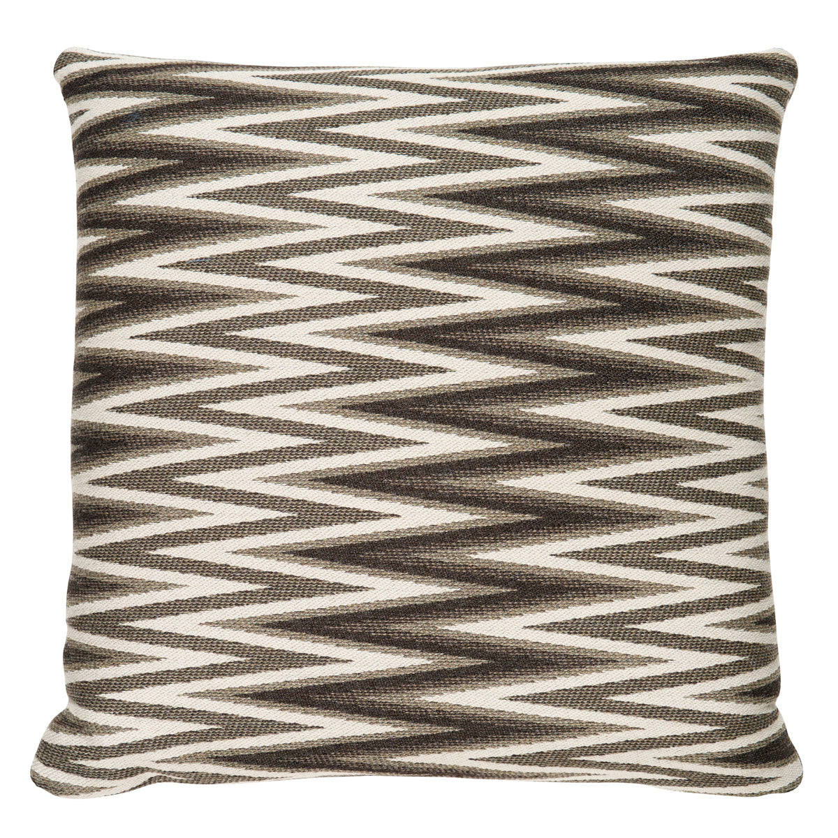 Schumacher Wedge Weave Pillow pillow in Green, 22" x 22" - Schumacher Pillow