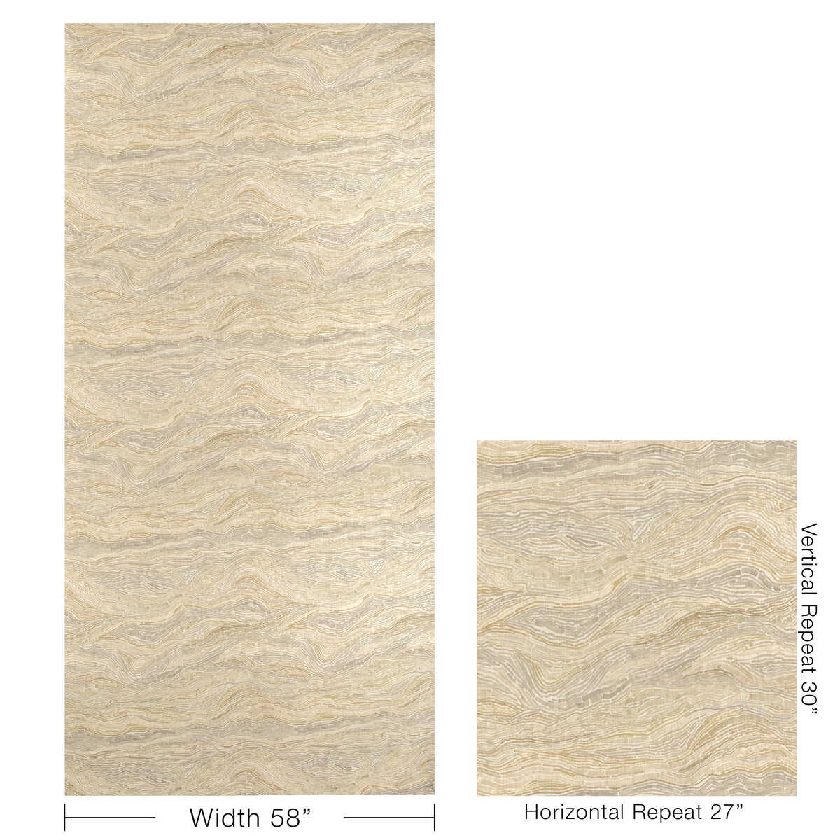 Swami - Fog - KRAVET COUTURE Tela