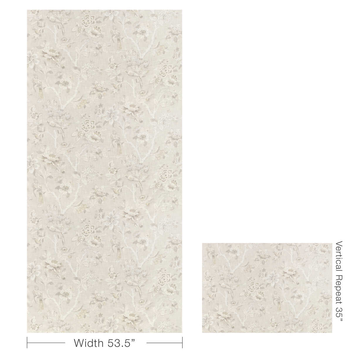 Symphony - Fog - KRAVET COUTURE Tela