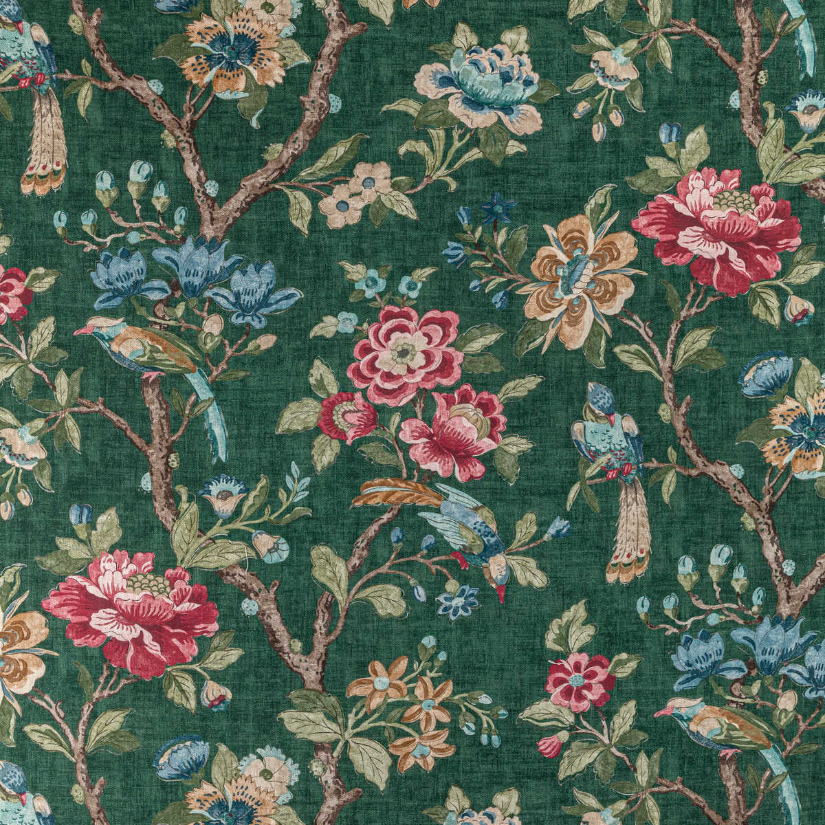 Symphony - Emerald - KRAVET COUTURE Fabric
